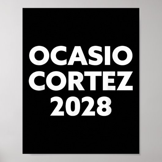 Aoc 2028 - Ocasio Cortez 2028 ポスター (正面)