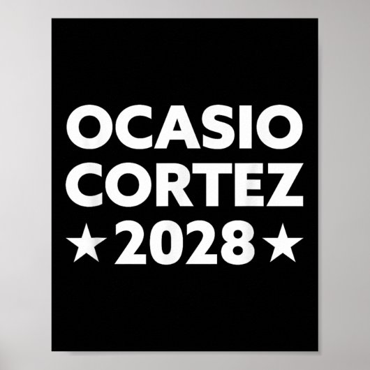 Aoc 2028 - Ocasio Cortez 2028 ポスター (正面)