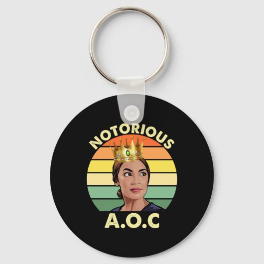 Aoc Alexandria Ocasio-cortez初の女性大統領 キーホルダー (正面)