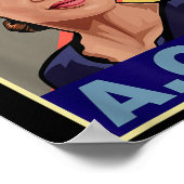 Aoc Alexandria Ocasio-cortez初の女性大統領 ポスター (角)