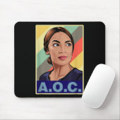 Aoc Alexandria Ocasio-cortez初の女性大統領 マウスパッド (マウス)