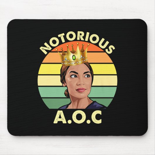 Aoc Alexandria Ocasio-cortez初の女性大統領 マウスパッド (正面)