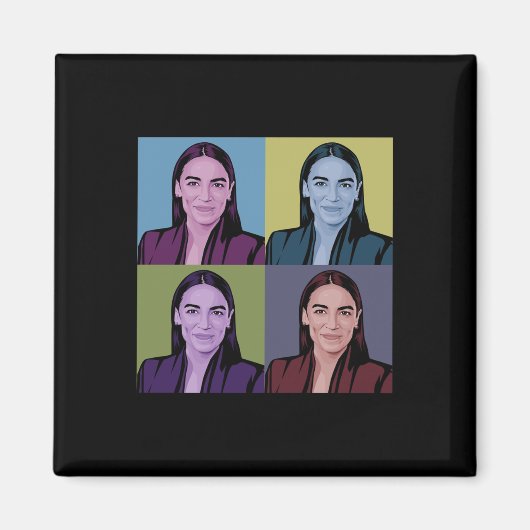 Aoc Alexandria Ocasio-cortez初の女性大統領 マグネット (正面)