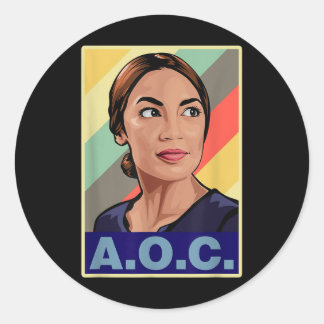 Aoc Alexandria Ocasio-cortez初の女性大統領 ラウンドシール