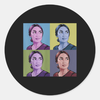Aoc Alexandria Ocasio-cortez初の女性大統領 ラウンドシール