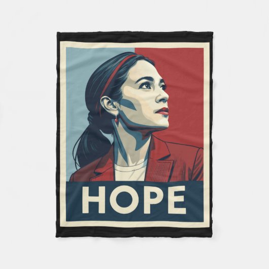 Aoc Alexandria Ocasio Cortez 2028社長 – フリースブランケット (正面)