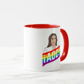 AOC LGBTプライド マグカップ (正面右)
