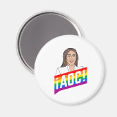 AOC LGBTプライド マグネット (正面/裏面)