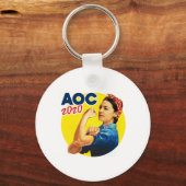 AOC the Riveter 2020 キーホルダー (正面)