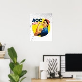 AOC the Riveter 2020 ポスター (ホームオフィス)