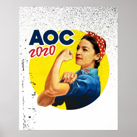 AOC the Riveter 2020 ポスター (正面)