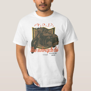 AODオートバイクラブ Tシャツ