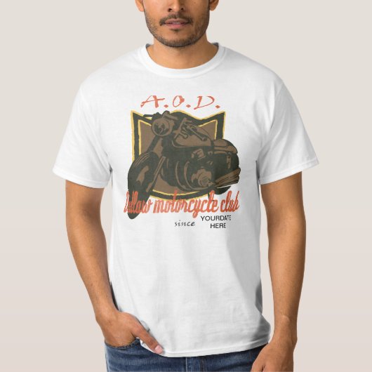 AODオートバイクラブ Tシャツ (正面)