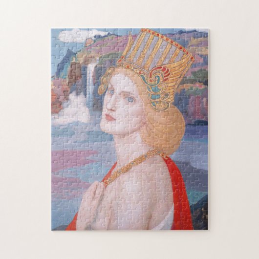 Aoife, c. 1914 by John Duncan ジグソーパズル (縦)