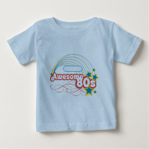 AOLのラジオ-素晴らしい80年代 ベビーTシャツ