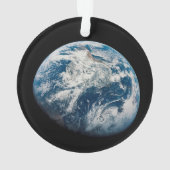 Aollo 8宇宙船から取り出された地球。 オーナメント (裏面)