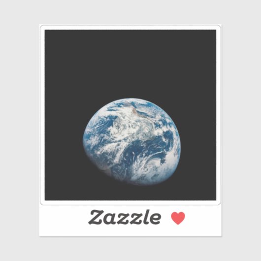 Aollo 8宇宙船から取り出された地球。 シール (シート)