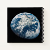 Aollo 8宇宙船から取り出された地球。 ノートブック (裏面)
