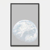 Aollo 8宇宙船から取り出された地球。 ポストイット (正面)