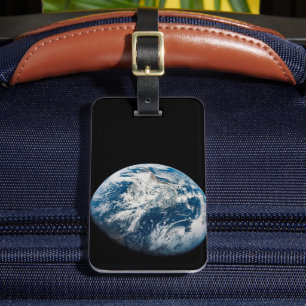 Aollo 8宇宙船から取り出された地球。 ラゲッジタグ