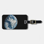 Aollo 8宇宙船から取り出された地球。 ラゲッジタグ (正面横)