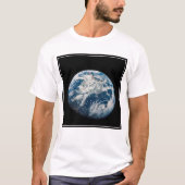 Aollo 8宇宙船から取り出された地球。 tシャツ (正面)