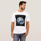 Aollo 8宇宙船から取り出された地球。 tシャツ (正面フル)