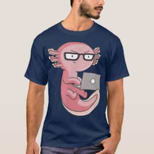 Aolotl Hacker Computer IT AolotlsかわいいJapan Ani Tシャツ