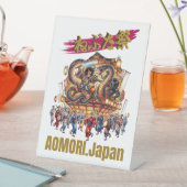 AOMORI,Japan NEBUTA festival -japanese traditions- 台座サイン (インサイチュ)