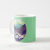 Aoraki:山調理師、マウンテン、ニュージーランド コーヒーマグカップ (正面左)