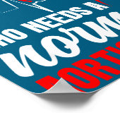 Aortic Valve Warrior Wife Heart Surgery Valve Repl ポスター (角)