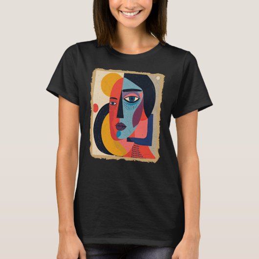 AOS_36抽象芸術アート Tシャツ (正面)