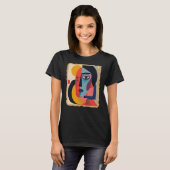 AOS_36抽象芸術アート Tシャツ (正面フル)