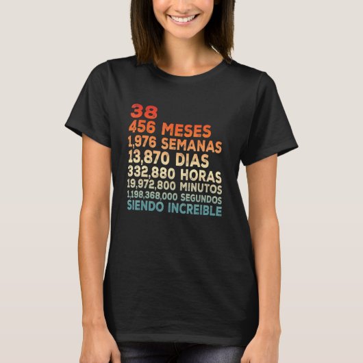 Aos Siendoが38年間Sに参加し素晴らしている Tシャツ (正面)
