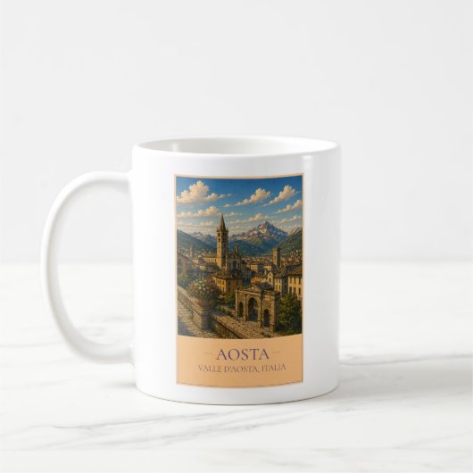 Aosta コーヒーマグカップ (左)