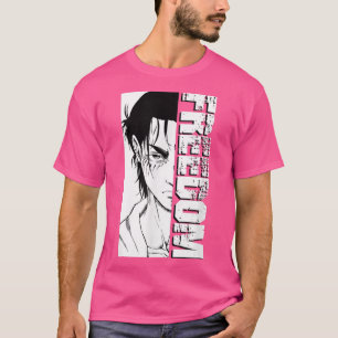 AOTアニメマンガオタクスタイルエレン東京ファンアートトップ Tシャツ