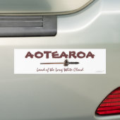 AOTEAROAのバンパーステッカー バンパーステッカー (車上)