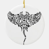 AOTEAROAニュージーランドのアカエイ セラミックオーナメント (裏面)