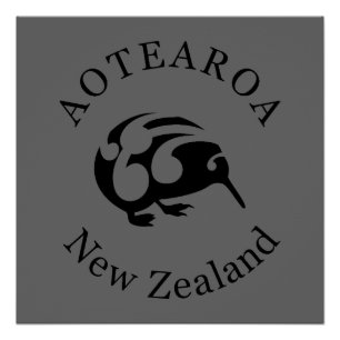AotearoaニュージーランドKIWIポスター ポスター