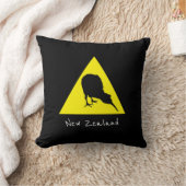 Aotearoa & Kiwi Bird、夜間ニュージーランド旅行 クッション (ブランケット)
