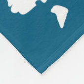 Aotearoa New Zealand With Kiwi Whanau Maori  フリースブランケット (角)