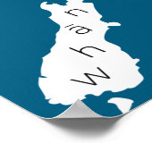 Aotearoa New Zealand With Kiwi Whanau Maori  ポスター (角)