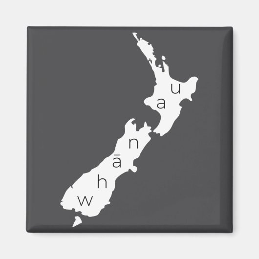 Aotearoa New Zealand With Kiwi Whanau Maori  マグネット (正面)
