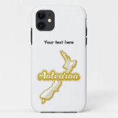 AOTEAROA NZの地図 Case-Mate iPhoneケース (裏面)