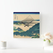 Aoyamaのクッションのマツ スクエア壁時計 (ホーム)