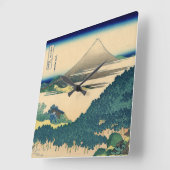 Aoyamaのクッションのマツ スクエア壁時計 (傾斜)