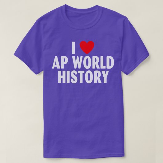 AP世界史が大好き Tシャツ (デザイン正面)