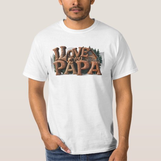 *~* AP素朴86愛するパパ父ギフト Tシャツ (正面)