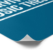 AP音楽理論を乗り越えた!おもしろAP試験ステッカー ポスター (角)