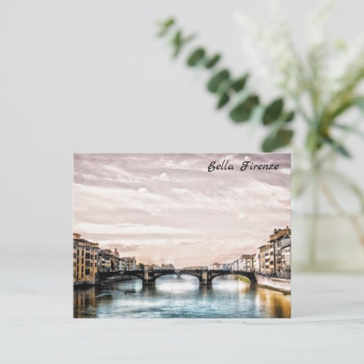 ** AP12フィレンツェイタリアフィレンツェ言語イタリアン(F) ポストカード (スタンド正面)